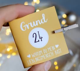 Lieblingsmensch Adventskalender-Set