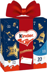 kinder Mix Geschenk Adventskalender – Adventskalender mit leckeren Schokoladen-Spezialitäten – 1 Kalender à 214g