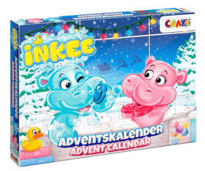 INKEE Badespaß Adventskalender Kinder - Weihnachtskalender mit Badekugel, Badekosmetik kreativer Spielzeug Kalender für Kinder