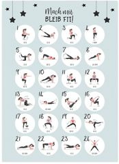 Frauen Fitness Adventskalender