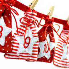 Stoffbeutel-Adventskalender