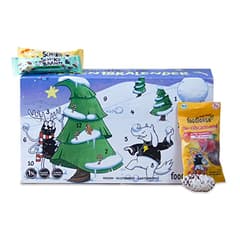 foodloose Bio-Kids Adventskalender 2022 | Mit 24 Bio-Snacks (Fruchtgummis, Nusscreme-Riegel, Cookies) plus Überraschungen | Für Kinder ab 3 Jahren | Vegan, glutenfrei und laktosefrei