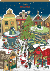 Hachez Adventskalender "Weihnachtsmarkt"