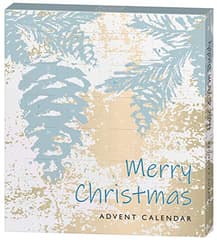 Boulevard de Beauté Haarband Damen Haarbänder Haargummi Adventskalender 2021 Haarschmuck Haargummis Damen, 24 x 5 Stk