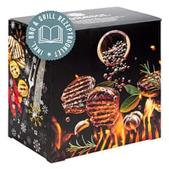 Corasol Premium BBQ & Grillgewürze Adventskalender mit 24 Gewürz-Mischungen und Rezept-Booklet, die Gewürz Gourmet Geschenkidee (284 g)