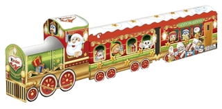 kinder Mix Adventskalender 3D-Zug – Adventskalender mit leckeren Schokoladen-Spezialitäten – 1 Kalender à 226g