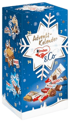 kinder &#038; Ferrero Adventskalender – Adventskalender mit leckeren Schokoladen-Spezialitäten – 1 Kalender à 295g
