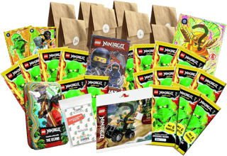 Bundle mit LEGO Ninjago Serie 9 (2024) - Der Adventskalender 2024-24 tolle Überraschungen + Exklusive Collect-it Hüllen