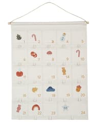 Adventskalender CHRISTMAS bestickt aus Baumwolle | Weltbild.de