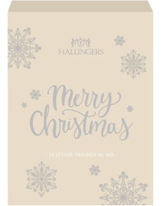 Hallingers White Christmas Veganer Adventskalender 2024