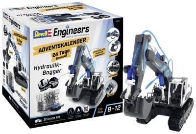 Revell Engineers Adventskalender "Engineers Excavator" Hydraulik-Bagger Technik Adventskalender kaufen