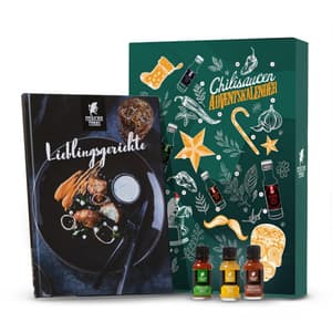 Chili Saucen Adventskalender 2022 & Kochbuch