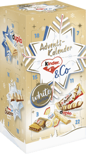 Ferrero Kinder & Co. White Advent Calendar 2024