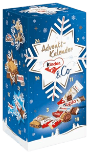 kinder &#038; Ferrero Adventskalender – Adventskalender mit leckeren Schokoladen-Spezialitäten – 1 Kalender à 295g