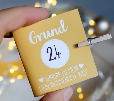 Lieblingsmensch Adventskalender-Set