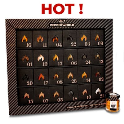 PEPPERWORLD Adventskalender Gewürze HOT