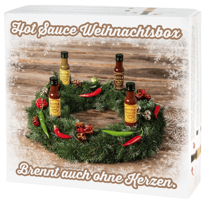 Mexican Tears Hot Sauce Weihnachtsbox