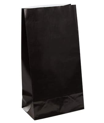 Schwarze Papiertütchen