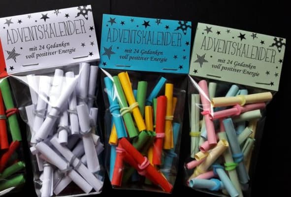 Adventskalender mit 24 positiven Gedanken
