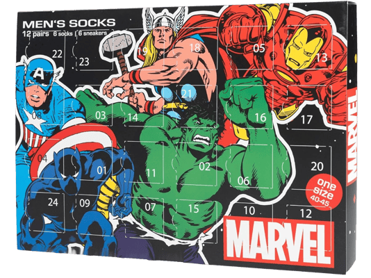 Marvel Herren Socken Adventskalender
