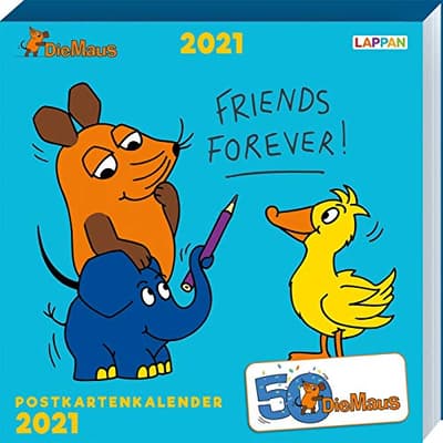 Der Postkartenkalender mit der Maus