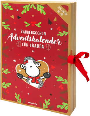 Sheepworld Frauen Socken Adventskalender