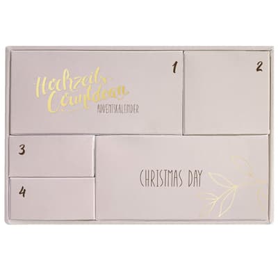 Hochzeits Countdown Adventskalender