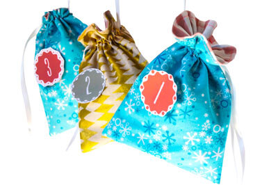 Adventskalender Säckchen nähen – Anleitung
