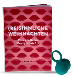 Inhalt Amorelie Adventskalender Premium 2018: Erotische Kurzgeschichte, Fingervibrator