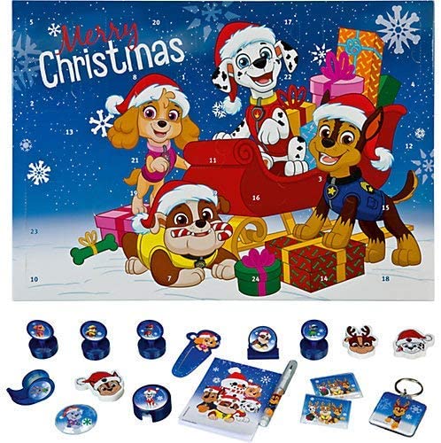 Inhalt Paw Patrol Schreibwaren Adventskalender 2017