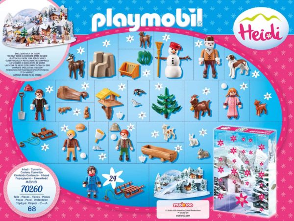 Inhalt PLAYMOBIL Adventskalender 2020