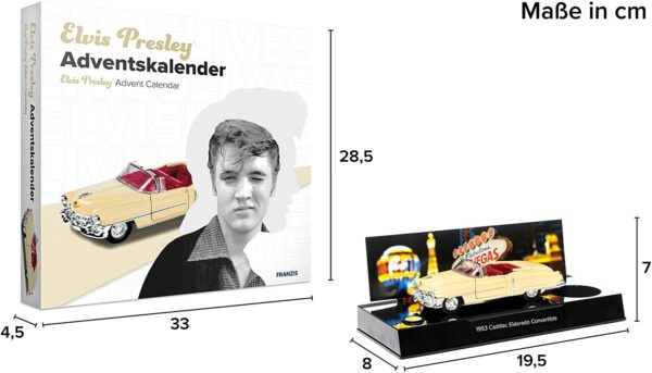 Elvis Presley Cadillac Adventskalender Franzis 2021