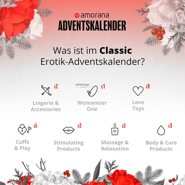 Amorana Classic erotischer Adventskalender 2021 - Inhalt