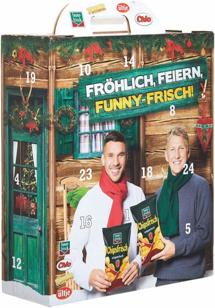Intersnack-Adventskalender Schweinsteiger & Podolski