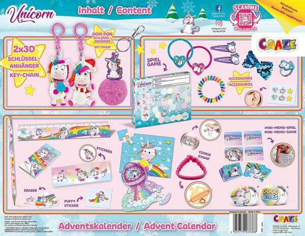 Unicorn craze Adventskalender 2021