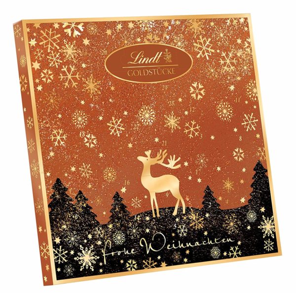 Lindt-&-Sprüngli-Rot-Gold-Goldstücke-Adventskalender 2018
