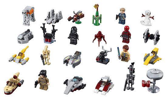 Adventskalender-Lego-STAR-WARS-2018-Inhalt-2