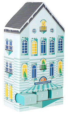 Adventskalender-Schachtelhäuschen