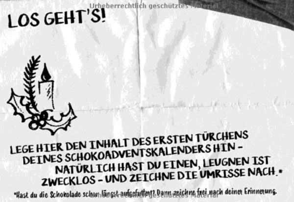 Mach diesen Kalender fertig Inhalt
