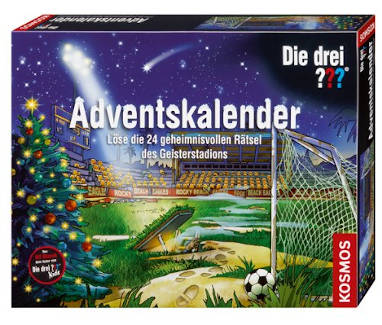 amazon Die drei Fragezeichen Adventskalender - 24 Rätsel des Geisterstadions