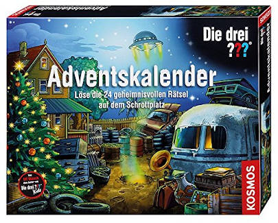 amazon Die drei ??? Adventskalender - 24 Rätsel auf dem Schrottplatz 2017