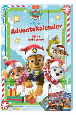Adventskalender Paw Patrol mit 24 Mini-Büchern