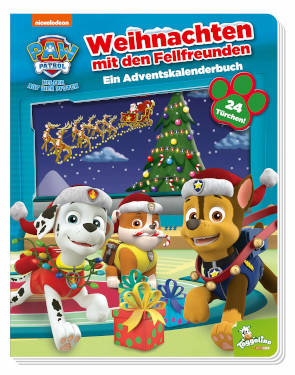Adventskalender Paw Patrol Buch Weihnachten mit den Fellfreunden