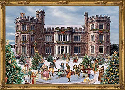 Am Schloss Papieradventskalender