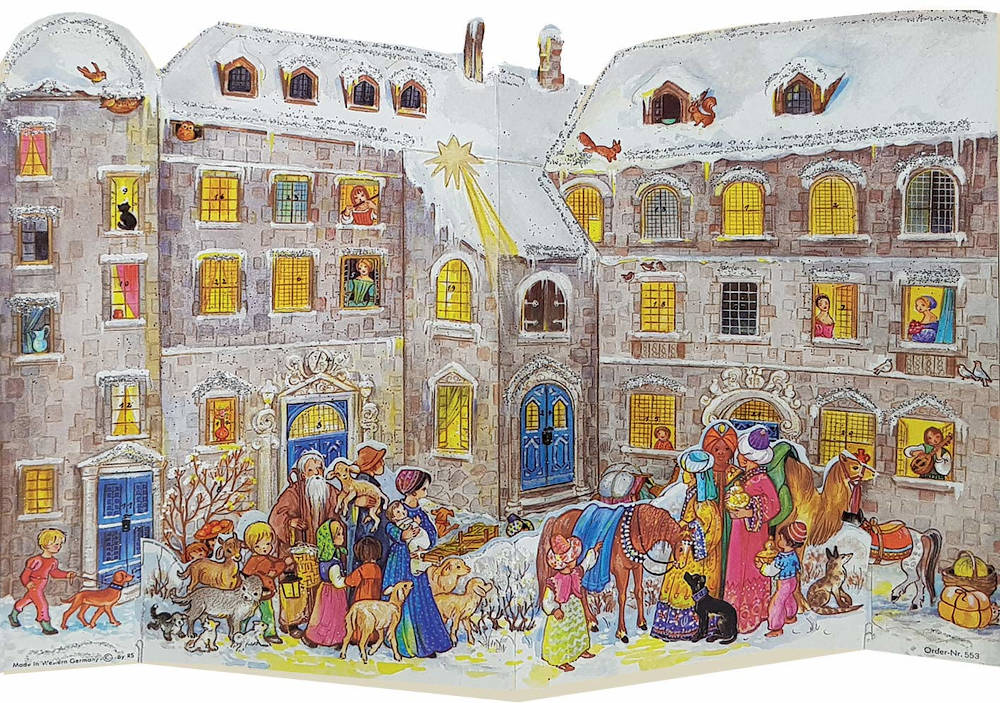 Papieradventskalender An der Burg