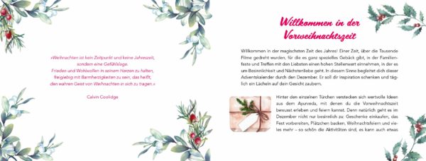 Ayurveda Adventskalender 2020 Inhalt