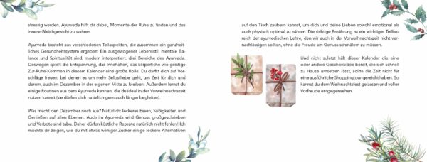 Ayurveda Adventskalender 2020 Inhalt
