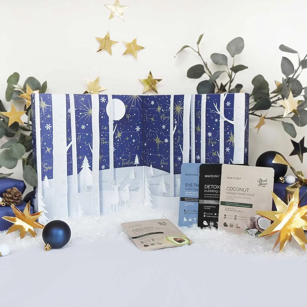 Inhalt - BeautyPro 12 DAYS OF CHRISTMASK 2021