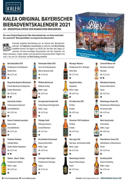 KALEA Bierverkostung-Adventskalender, Bild 1