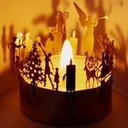 Bild Teelicht-Adventskranz - Adventskalender Ideen